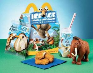 Relationship between Ice Age and McDonald's